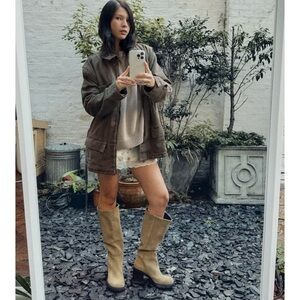 NWT ZARA CORDUROY COLLAR JACKET